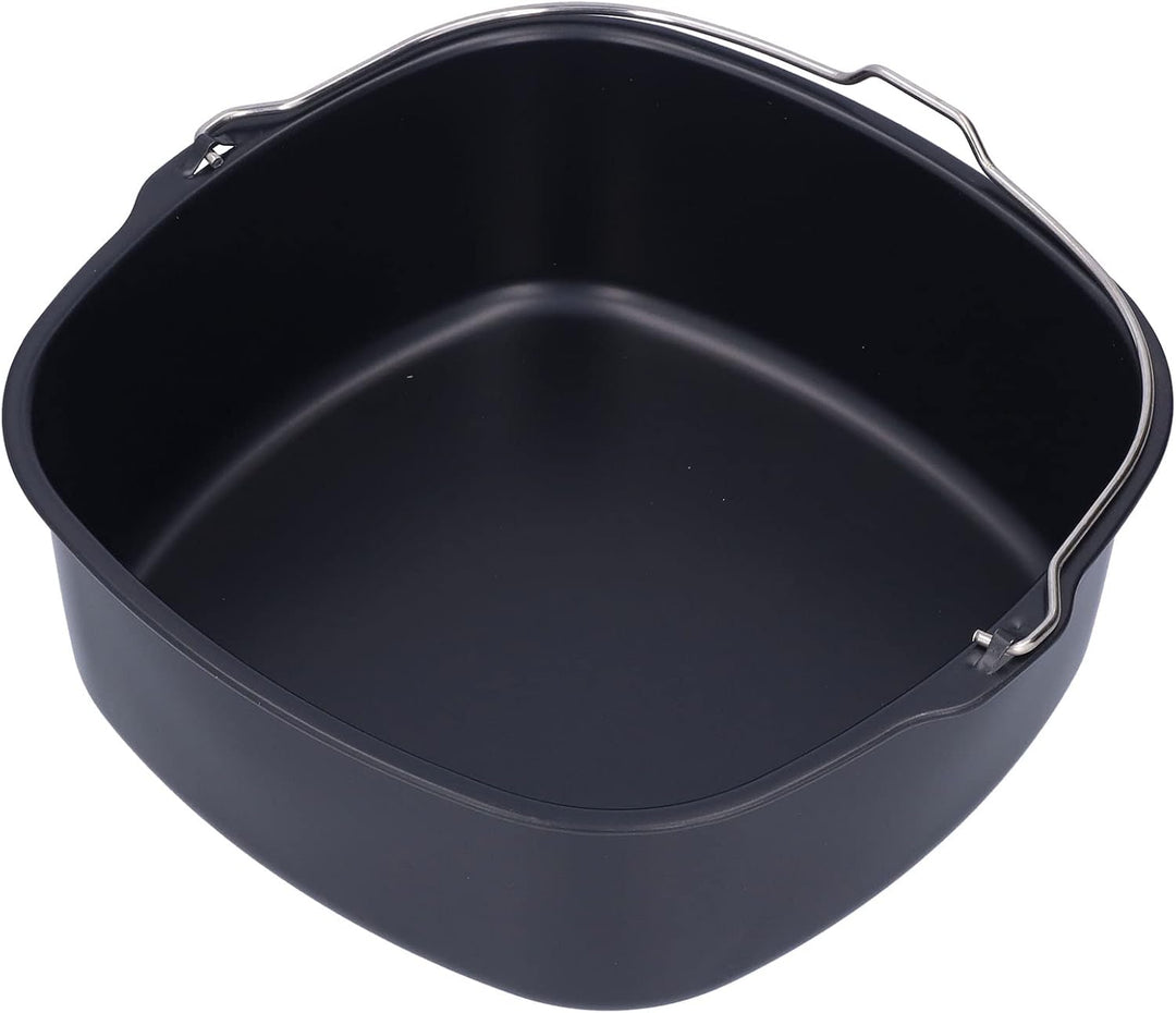 Airfryer Backform, Auflaufform für Heissluftfritteuse Fritteuse Kuchenform Kuchenfass mit Antihaftbe