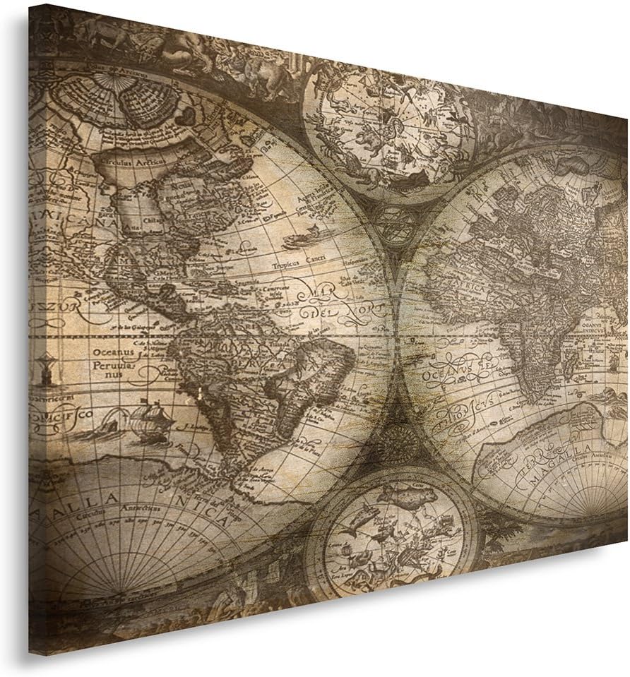 Feeby. Wandbild - 1 Teilig - 50x70 cm, Leinwand Bild Leinwandbilder Bilder Wandbilder Kunstdruck, LA