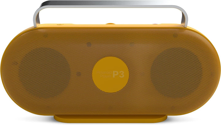 Polaroid P3 Music Player (Yellow) - Retro-Futuristic Boombox Wireless Bluetooth Speaker Rechargeable