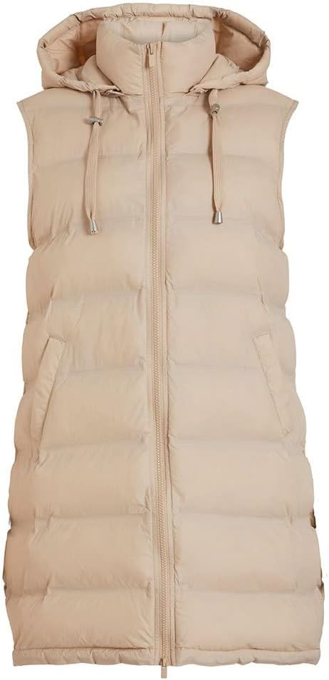 Vila Damen VITRISH New Padded S/L Vest - NOOS 14085934, Cement