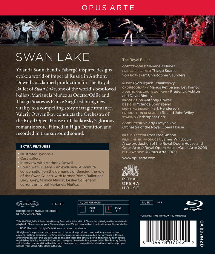 Tschaikowsky - Schwanensee, Blu-ray