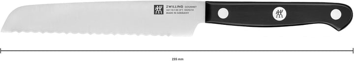 ZWILLING Gourmet Universalmesser, 13 cm, Rostfreier Spezialstahl, Ergonomischer Kunststoff-Griff, Sc