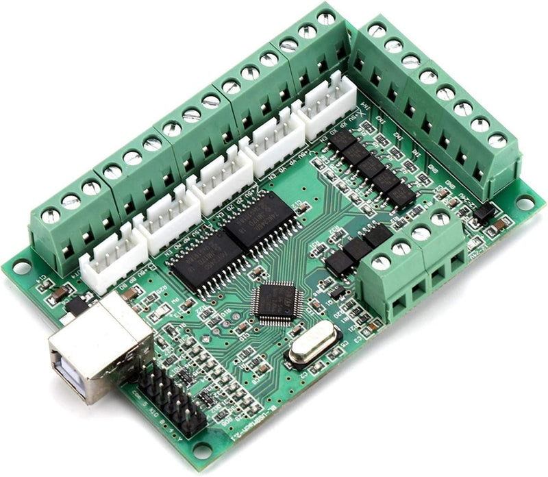 12-24V-Treiberplatine, CNC-USB-Mach3-Platine, 5-Achsen-Schnittstellentreiber Motion Controller