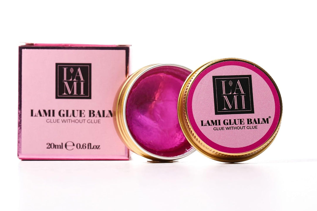 Lami Glue Balm Peach, Wimpernlamierungsprodukt, Glue without glue, mit Argan-, Jojoba- und Avocadoöl