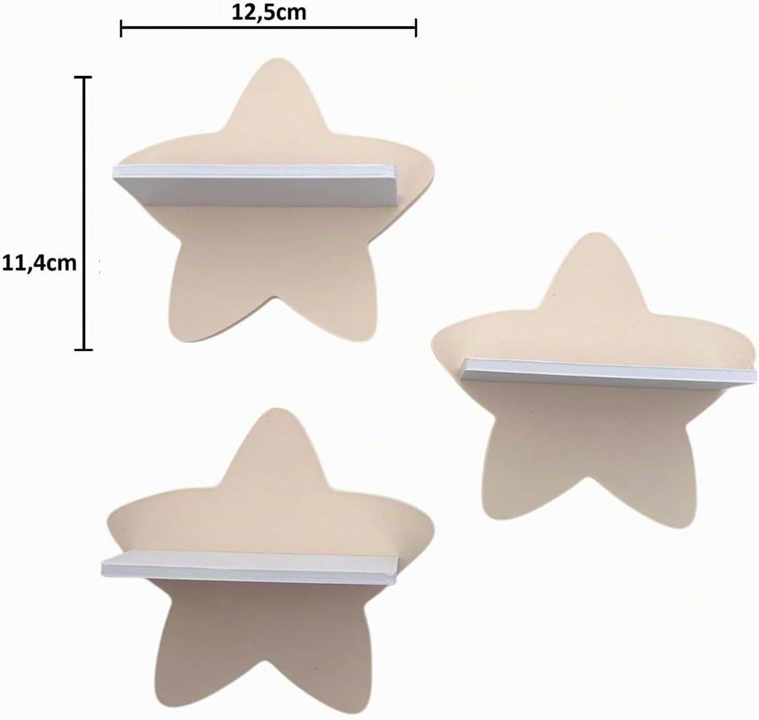 Mini Stern-3er-Set kompatibel für Toniefiguren, Tonieregal Toniebox Tonie Erweiterung - Erweiterungs