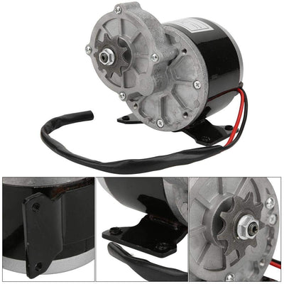 Getriebemotor 12V 24V 250W Geräuscharmer Metall Brush Elektrischer Getriebemotor Drehzahl Minderung