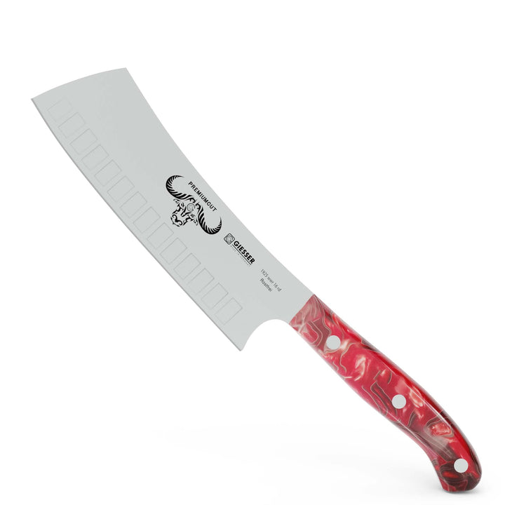 Giesser seit 1776 - Made in Germany - Japanisches Kochmesser 16 cm, Kullenschliff Red Diamond, Premi
