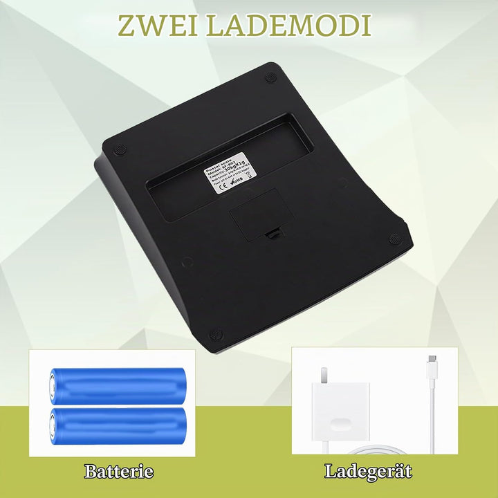 Waage küchenwaage gross Edelstahl Digitalwaage 30 kg Food Scale mit LCD Display Obstwaage Digitale K