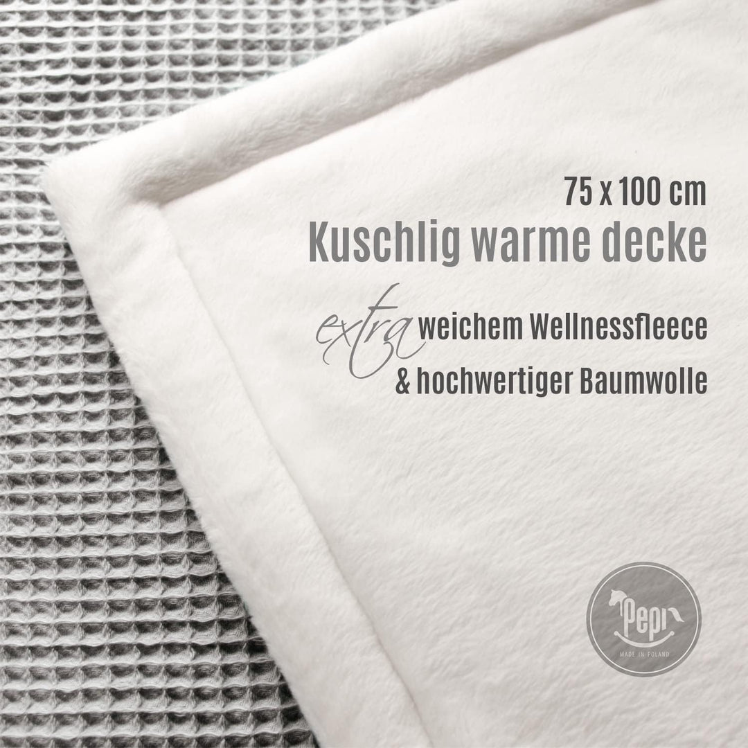 Bilateral Kuscheldecke Flauschig Decke Warm 75x100 cm - Kuscheldecke Decke Fleecedecken - Kuscheldec