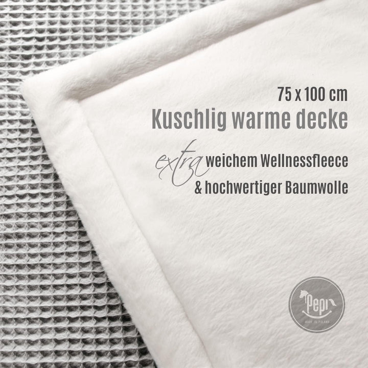 Bilateral Kuscheldecke Flauschig Decke Warm 75x100 cm - Kuscheldecke Decke Fleecedecken - Kuscheldec