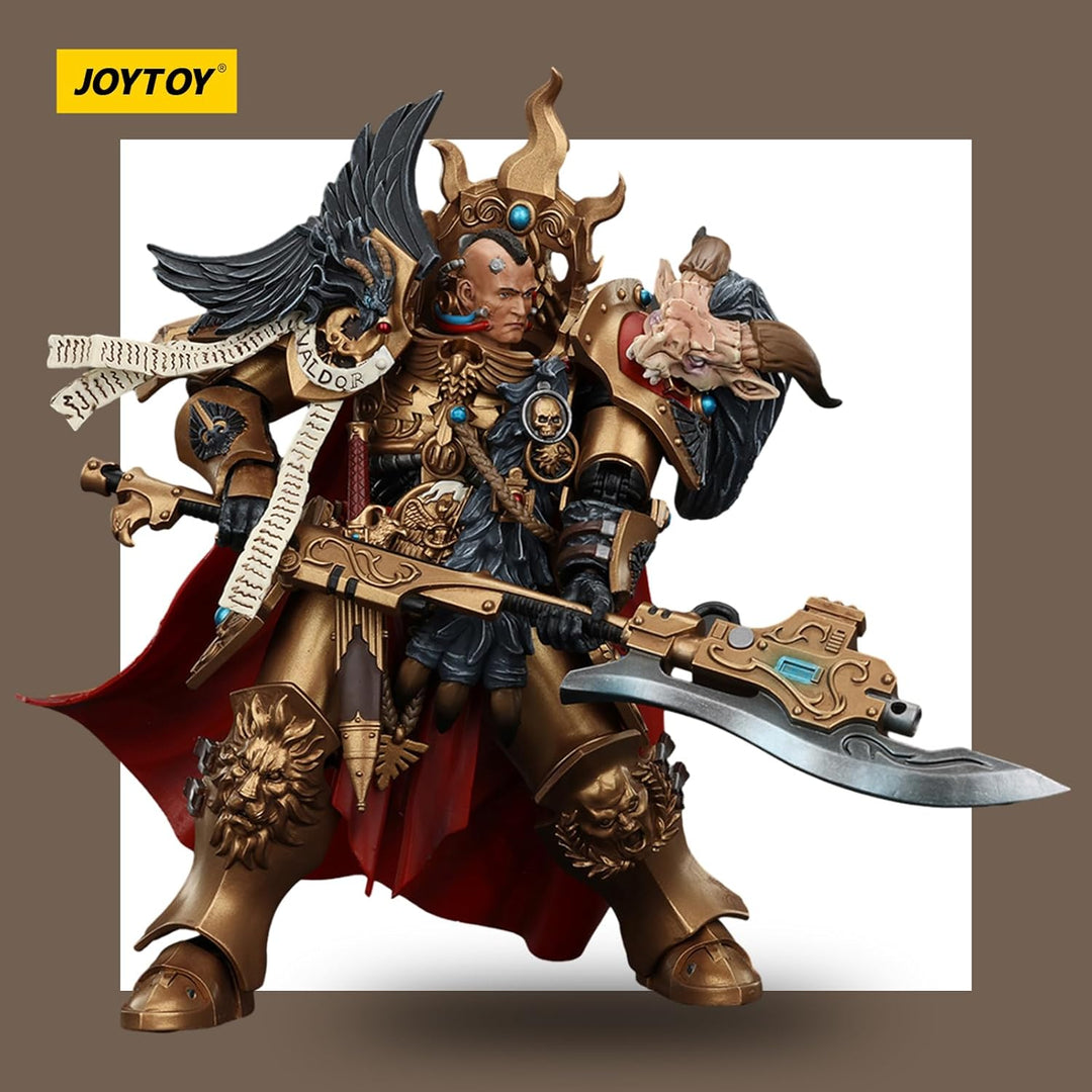 JOYTOY Warhammer 40k Legio Custodes Constantin Valdor, Captain-General of The Legio Custodes 1/18 Ac