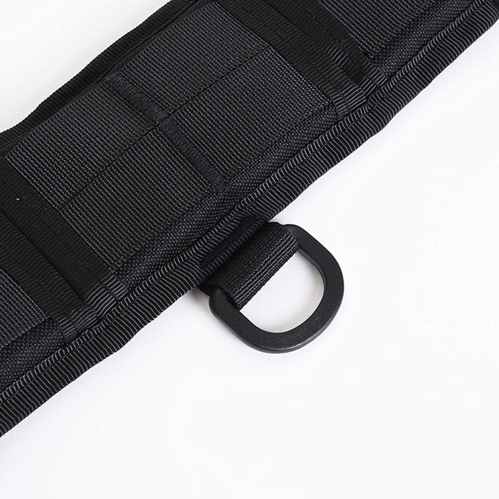 Fencelly Dicker Nylon-Gürtel, multifunktionaler taktischer Outdoor-Bund mit Hüfttasche, verstellbare