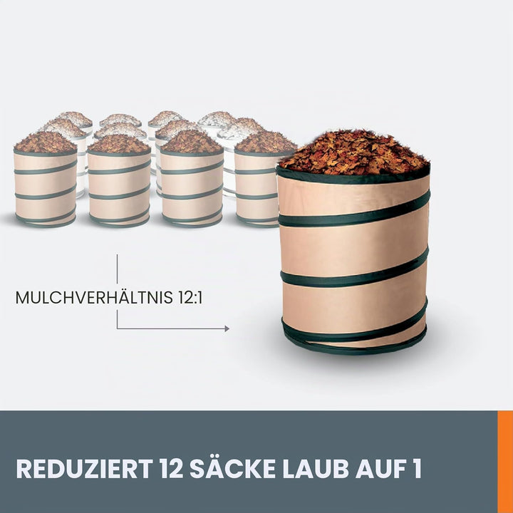 WORX WG583E Akku-Laubbläser/Laubsauger 40V – 3-in-1 Multifunktion zum Laub Zusammenkehren, Aufsaugen