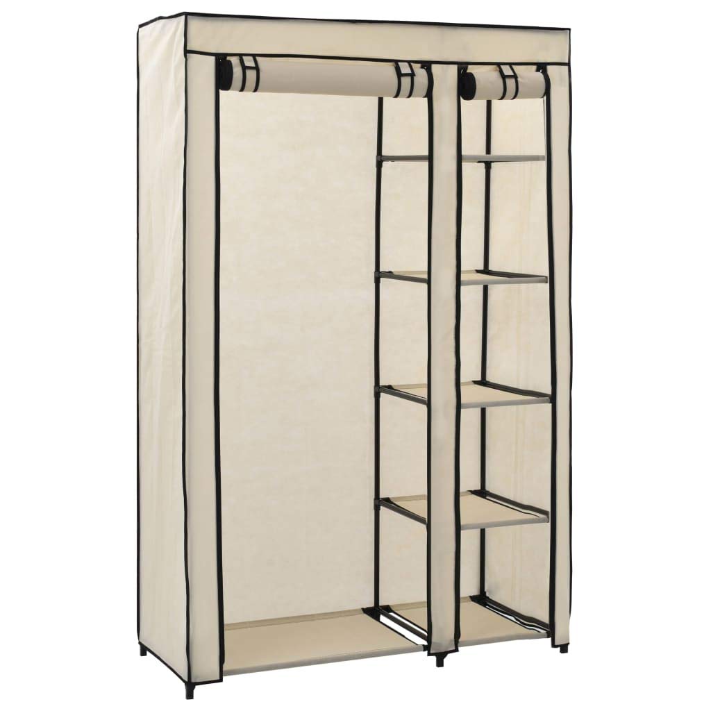 Susany Kleiderschrank Stoffkleiderschrank Faltschrank Wäscheschrank Abmessungen: 110 x 45 x 175 cm (