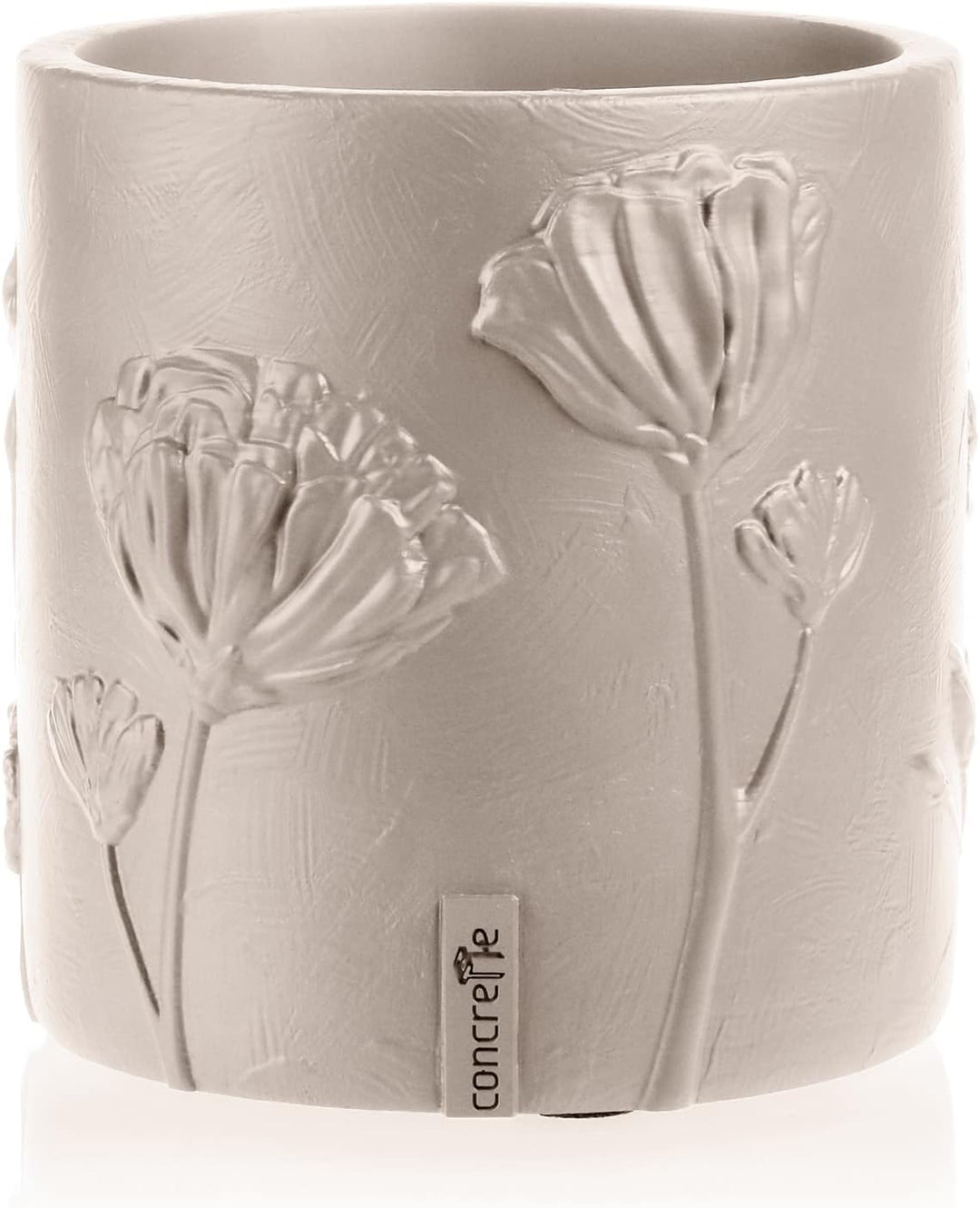 CONCRETTE Flower Deco Geformter Blumentopf für Aussen und Innen Handgefertigt aus Architekturbeton O