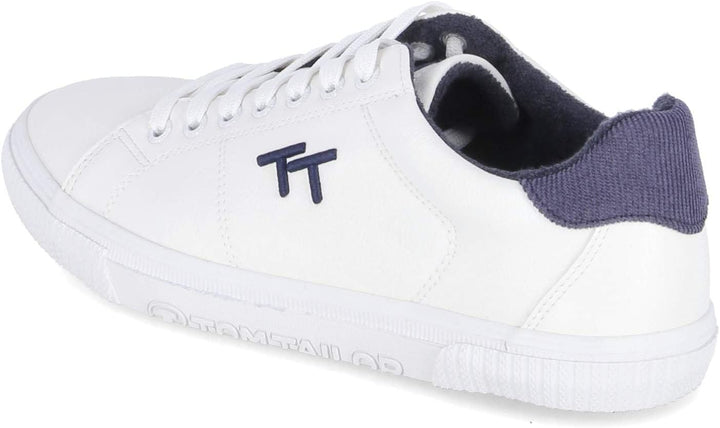 TOM TAILOR Herren 7480040005Sneaker 41 EU Weiss, 41 EU Weiß