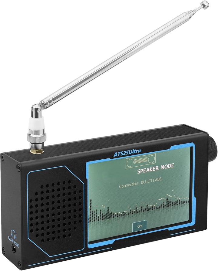 Kurzwellenempfänger ATS25 Ultra SDR Mehrband Radio mit 4-Zoll Touchscreen Tragbarer Weltempfänger Un