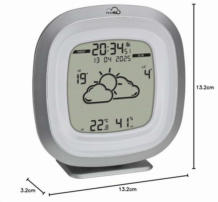 TFA Dostmann WLAN Wetterstation TFA.me ID-03, 35.8101, lokale Profi-Wettervorhersage durch wetter.co