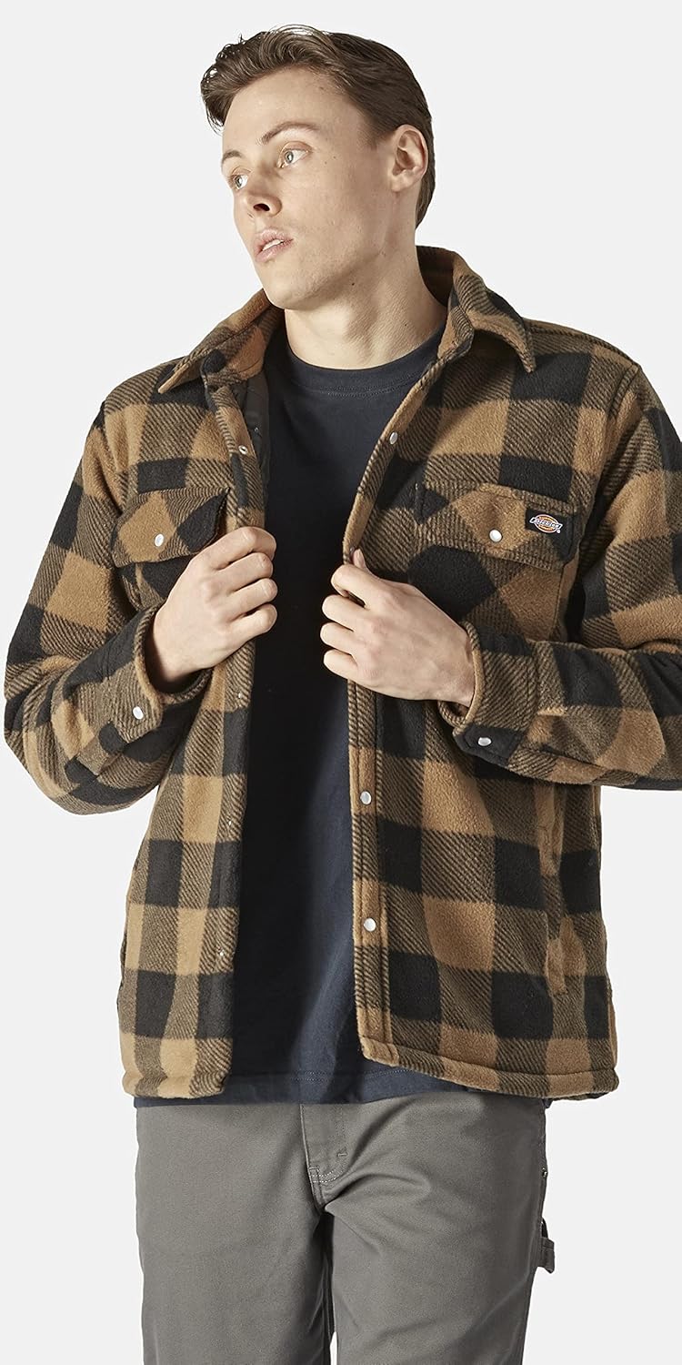 Dickies SH5000 Portland Gepolsterte Thermohemd-Arbeit, Gr. M- Khaki Grün (Khaki) M, Grün (Khaki) M