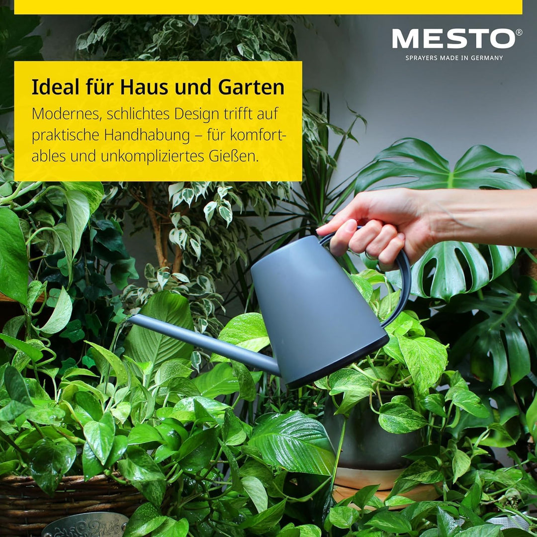 MESTO Giesskanne 1 L 1 Liter Giesskanne Blau, 1 Liter Giesskanne Blau