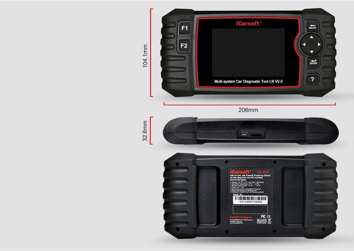 iCarsoft LR V2.0 for Landrover/Jaguar New Version Professional Diagnostic Tool Scanner oel Reset