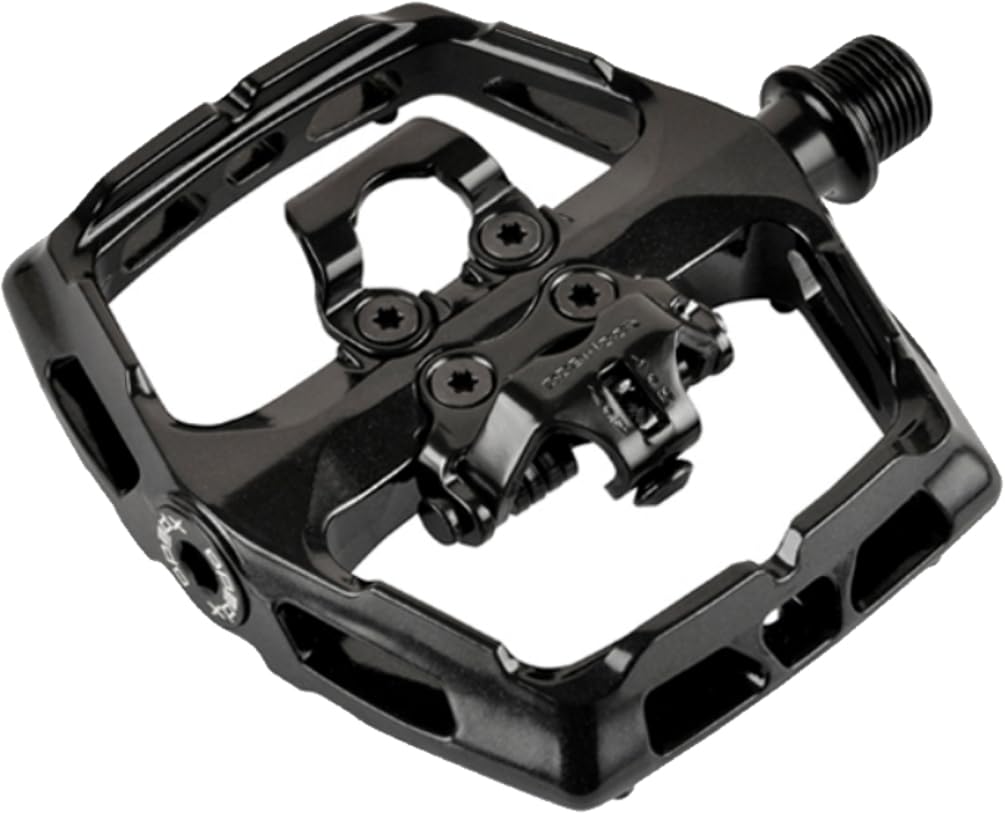 Xpedo Ambix Plattform SPD Pedale Schwarz 9/16 Zoll, Schwarz 9/16 Zoll