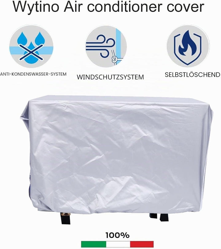 Klimaanlage Abdeckung Aussengerät 86x32x56cm, Wasserdichte Hülle für Klimaanlage Split Klimaanlage,