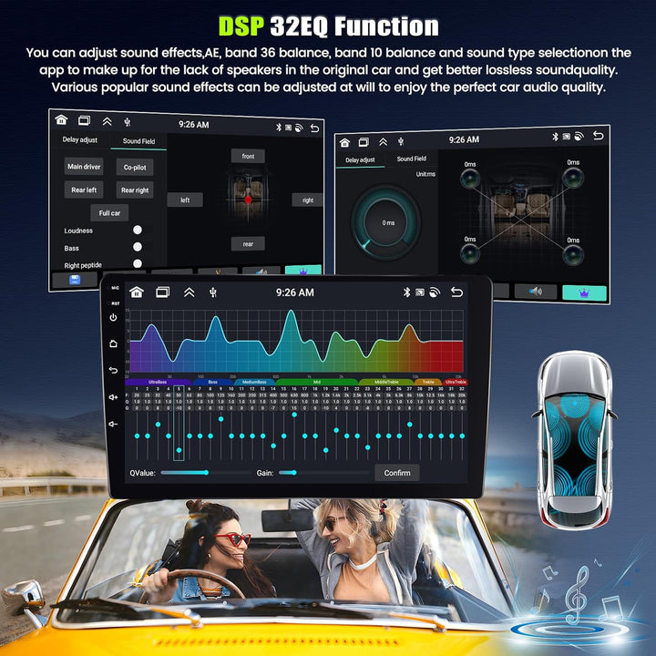 SIXTOP 6+128G 8-Core Android 15 Autoradio für BMW X3 E83 2004-2012, 9 Zoll Touchscreen Radio mit Wir