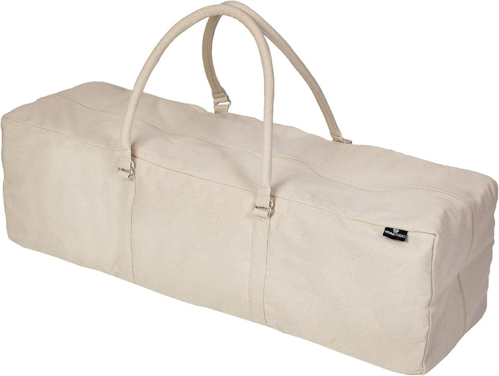 Yoga Studio Tasche für Yoga-Set, YKK, mit durchgehendem Reissverschluss, Baumwolle, für Yoga und Pil