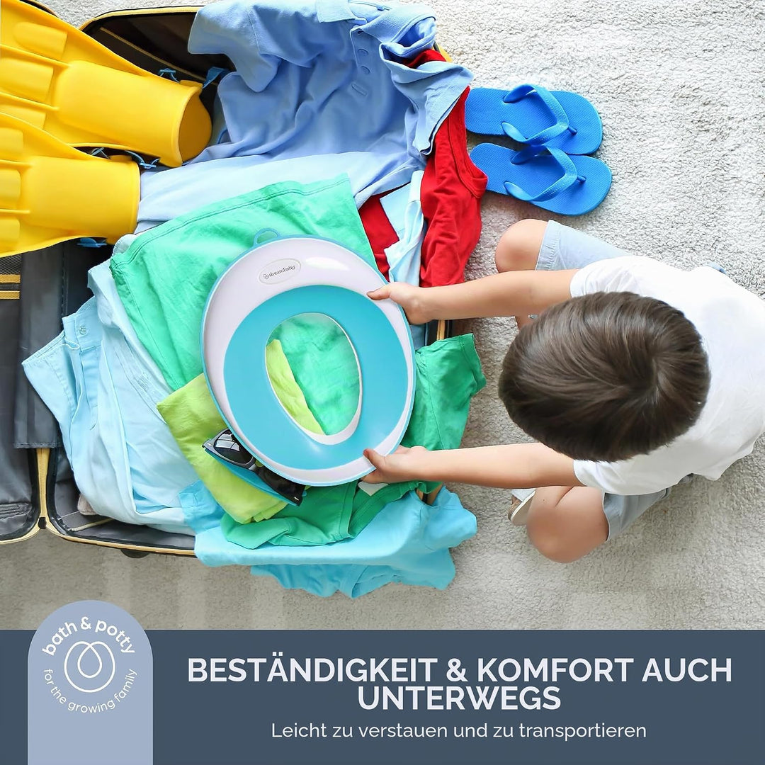 Dreambaby F6000 EZY-Potty Toilettentrainer WC-Sitzauflage Töpfchen, rutschfest und ideal für unterwe