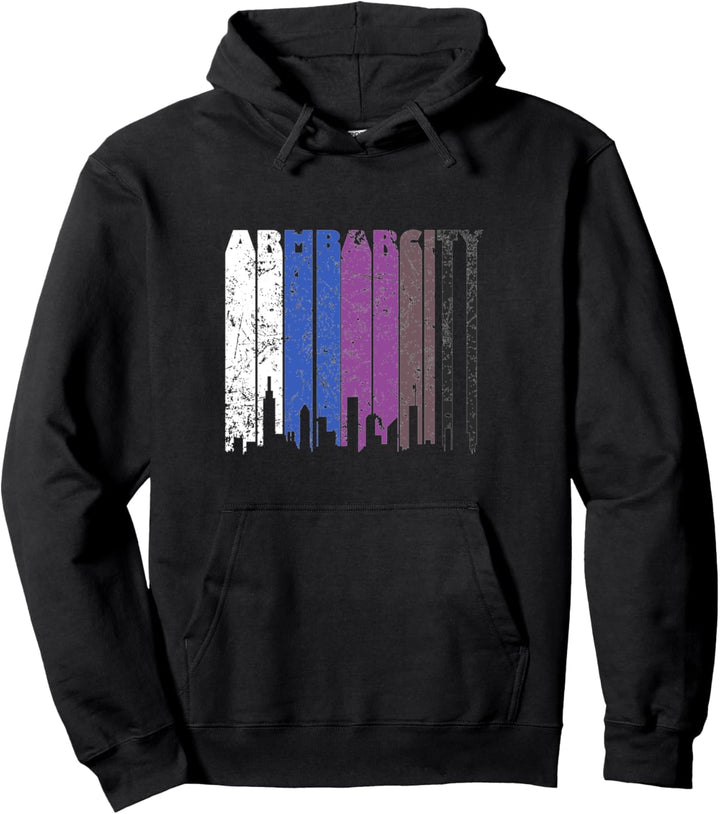 BJJ Brazilian Jiu Jitsu Armbar City Pullover Hoodie