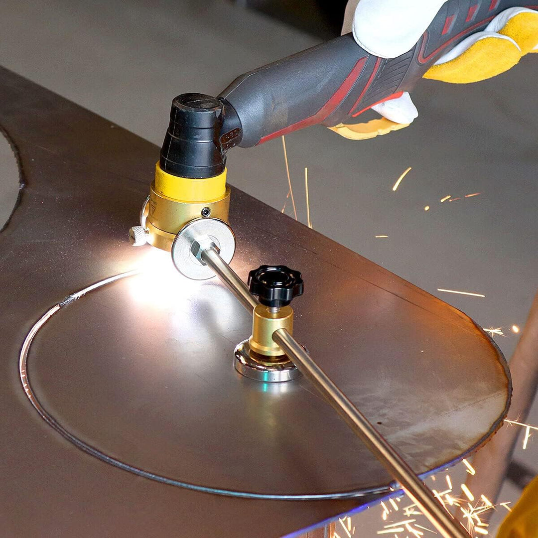 STAHLWERK Kreisschneider für P-80 Plasmabrenner, inkl. Führungswagen und Magnet, Zubehör für Plasmas