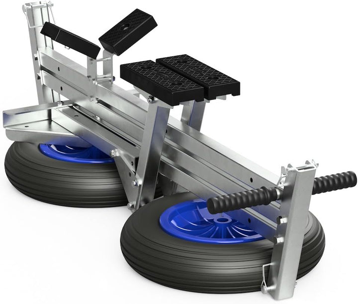 SUPROD Faltbarer Bootswagen, Slipwagen, Handtrailer, TR350 Tr350-b (Schwarz/Blau), Tr350-b (Schwarz/