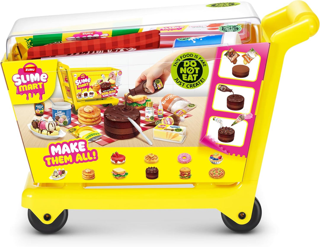 Slime Mart Einkaufswagen ZURU,Schleimmassen-Spielzeug, Basteln für Kinder und Kidults Soft-Schleim-H