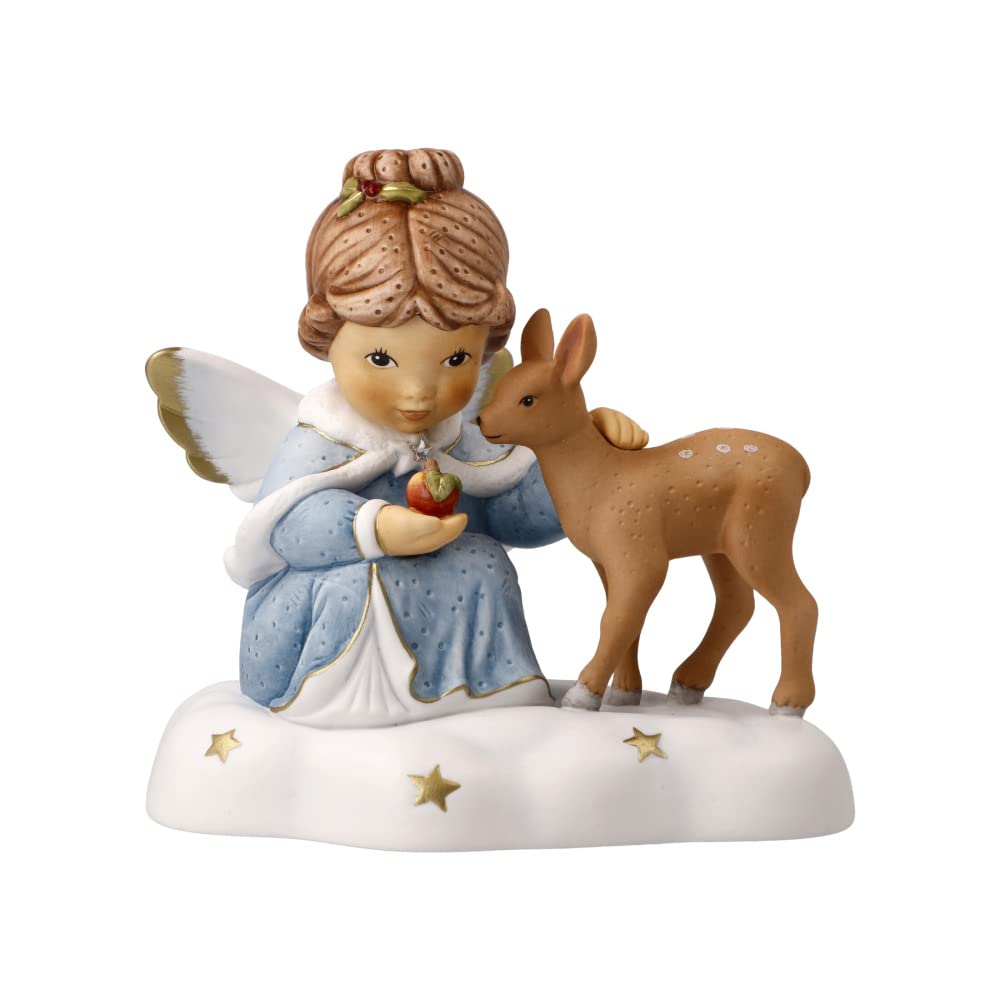 Goebel Engelfigur Ich Pass auf Dich auf - Winterengelchen Nina & Marco