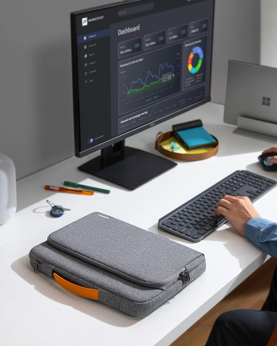 tomtoc 360° Tasche Hülle für 13 Zoll MacBook Air M2/A2681 M1/A2337 2022-2018, 13-Zoll MacBook Pro M2