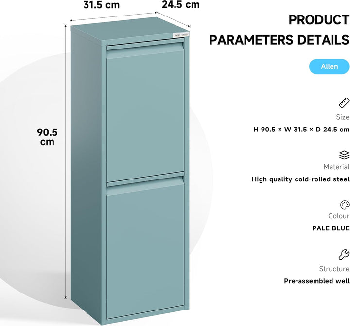 VEEHAUS Küche Mülleimer Für Den Vielseitigen Einsatz Mit Klappen Aus Edelstahl Stilvoller Abfalleime