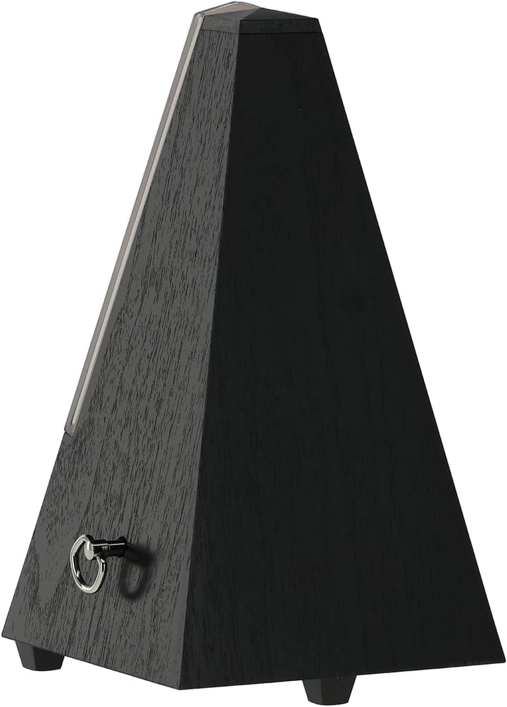 Wittner Metronom 806K Kunststoffgehäuse ohne Glocke Taktell Pyramidenform schwarz, schwarz