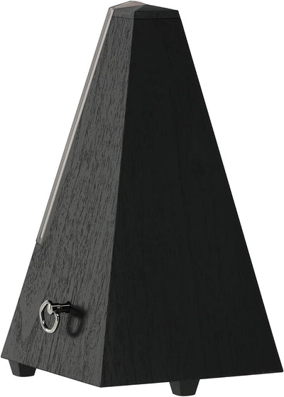 Wittner Metronom 806K Kunststoffgehäuse ohne Glocke Taktell Pyramidenform schwarz, schwarz
