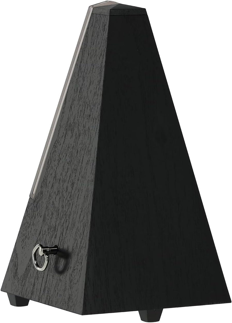 Wittner Metronom 806K Kunststoffgehäuse ohne Glocke Taktell Pyramidenform schwarz, schwarz