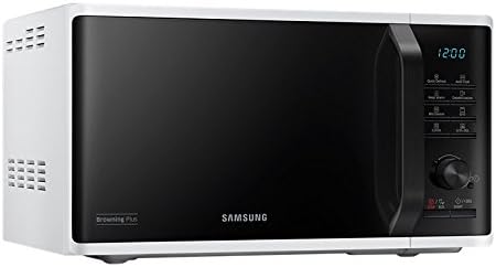 Samsung MG23K3515AW Mikrowelle (Grill-Mikrowelle, 23 l, 1250 W, Drehknöpfe, weiss, schwarz, 1100 W)
