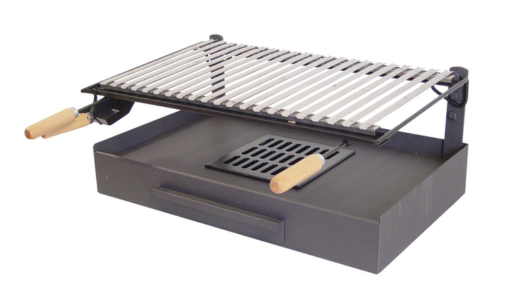 Imex El Zorro 71408 Grillschublade mit Eisenrost Eisen 5000.0000 Schwarz, Eisen