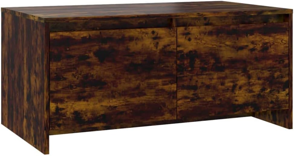 FIRBNUS Beistelltisch Couch 90x50x41,5 cm Wohnzimmertisch Holz Sofa Tisch Modern Stilvollen Kleiner