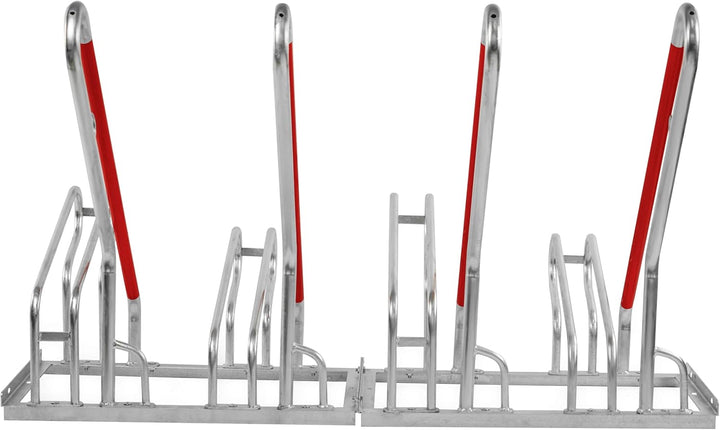 SCHULTE Regalwelt Fahrradparkständer E-Bike, für 4 Stellplätze, ca. 140x82x93 cm (LxHxB), modular, v