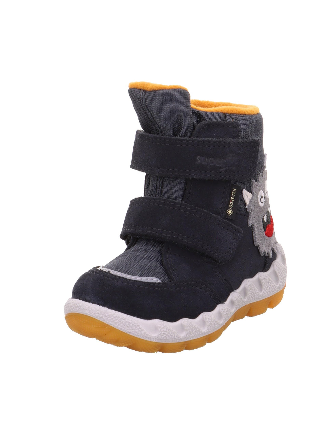 Superfit Jungen Icebird Schneestiefel 28 EU Weit Grau Gelb 2000, 28 EU Weit Grau Gelb 2000
