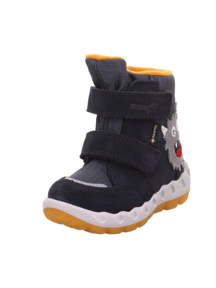 Superfit Jungen Icebird Schneestiefel 28 EU Weit Grau Gelb 2000, 28 EU Weit Grau Gelb 2000