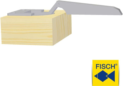 Fisch HW Forstnerbohrer - Profi Ausführung Ø 10 mm, Länge 90 mm, Schaft 10 mm, Ø 10 mm