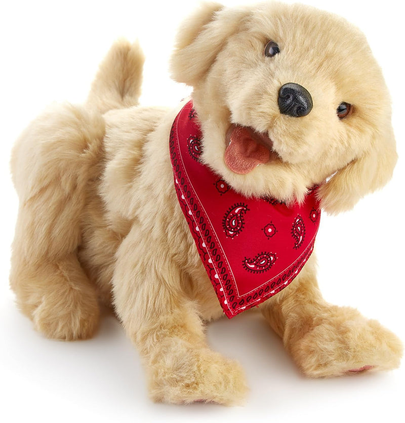 JOY FOR ALL Begleit-Haustier B9108, Golden-Retriever-Welpe, goldfarben