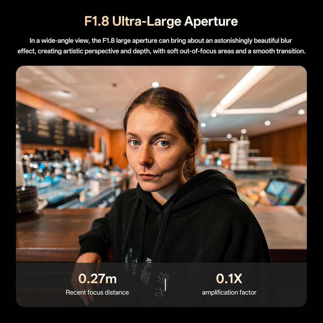 VILTROX PRO 16mm F1.8 Z-Objektiv für Nikon Z-Mount, lichtstarkes F/1.8-Autofokus-Vollformat-Weitwink