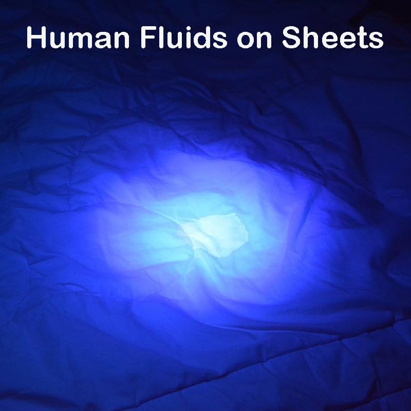 TATTU U3S UV Taschenlampe Wiederaufladbare 365nm Schwarz Licht mit ZWB2 Filter, 10W Schwarzlicht LED